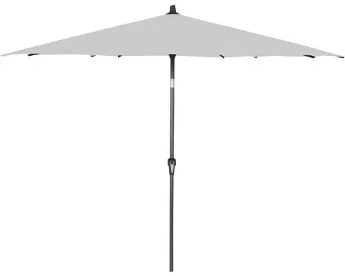 Sonnenschirm Marktschirm Siena Garden Avio mit Kurbelfunktion Ø 300 cm Polyester grau