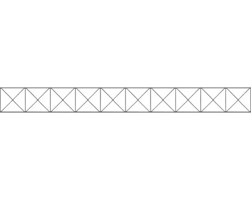 Dekorelement ALBERTS für Doppelstabmatte Nexus 200 x 20 cm anthrazit