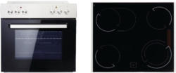 Einbaubackofen-Set PKM BIC7-2KB GK-IX4 59,5x59,5x56,7 cm schwarz inkl. Glaskeramikkochfeld