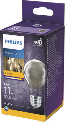 LED Lampe Philips E27/2,3W(15W) 100 lm 2700 K Birnenform Warmweiß