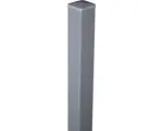Hornbach Pfosten GroJa inkl. Kappe Novara/Belfort zum Einbetonieren 6 x 6 x 240 cm silbergrau