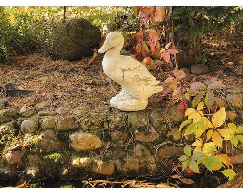 Gartensteinfigur Ente