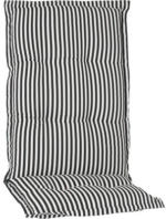 Hornbach Auflage für Hochlehner Tupelo 118 x 46 cm Baumwoll-Mischgewebe weiß anthrazit