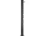 Hornbach Solardusche Gartendusche 32 l Aluminium H 210 cm anthrazit mit Kalt- und Warmwasserhahn