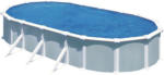 Hornbach Aufstellpool Stahlwandpool-Set Planet Pool Vision-Pool Classic Solo oval 730x375x120 cm inkl. Einbauskimmer weiss