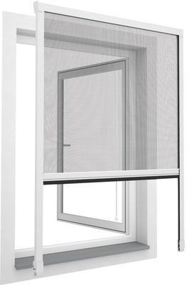 Insektenschutz home protect Rollo-Fenster PVC weiss 125x150 cm