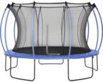 Hornbach Trampolin plum Colours mit Netz 366 cm blau