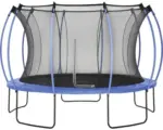 Hornbach Trampolin plum Colours mit Netz 366 cm blau