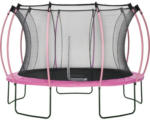 Hornbach Trampolin plum Colours mit Netz 366 cm pink