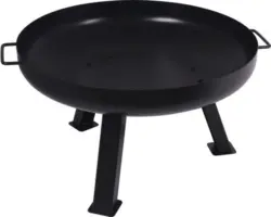 Feuerschale 60 cm Stahl schwarz
