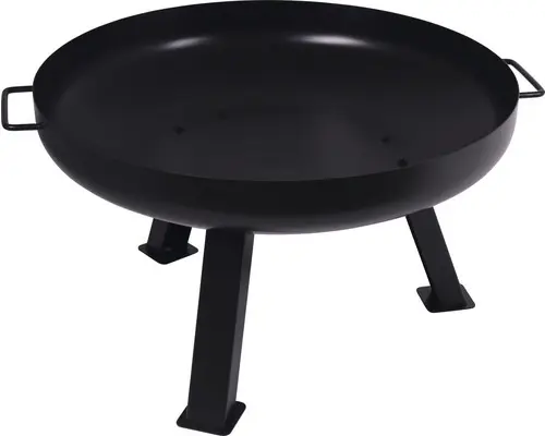 Feuerschale 60 cm Stahl schwarz