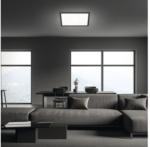 Hornbach LED Panel Metall/Kunststoff 22W 3000 lm 4000 K neutralweiß Backlight HxLxB 29x420x420 mm Slim eckig schwarz