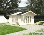 Hornbach Gartenhaus Palmako Irene inkl. Fußboden 380 x 380 cm tauchimprägniert