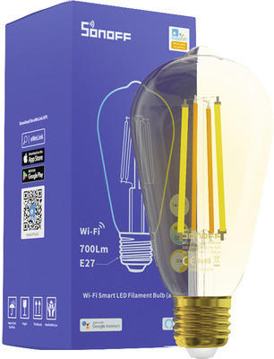 Sonoff WiFi Smarte LED-Lampe A60 dimmbar E27/7W(60W) 806 lm 2200- 6500 K