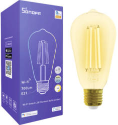 Sonoff WiFi Smarte LED-Lampe dimmbar ST64 E27/7W(60W) 700 lm 1800- 5000 K