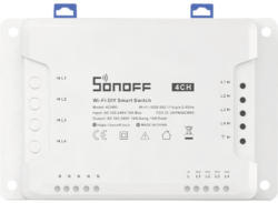 Aufputz Steuereinsatz Sonoff 4CHR3 Smart-Home Schaltermodul 4 Kanal für Hutprofilschine
