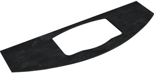Waschtischplatte Pelipal Xpressline 4040 143x48,5 cm mit Ausschnitt schwarz