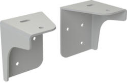 Deckenhalter für Kassettenmarkise Positano silber (Pack = 2 Stück)
