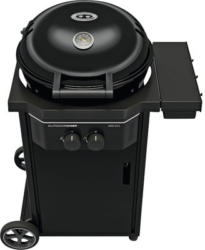 Gasgriller Outdoorchef Davos 570 G Pro schwarz mit 2 Brenner, Fettauffangschale, Deckelthermometer und Grillrost