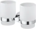 Hornbach Doppel-Zahnputzbecher Haceka Kosmos chrom 1208552