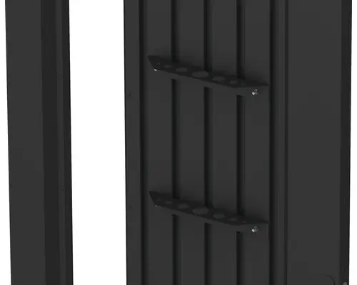 Werkzeughalter biohort für Gartenhaus Neo 2 Stück dunkelgrau-metallic