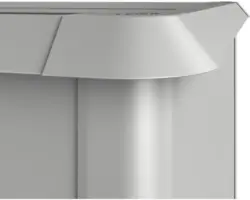 Schneckenschutz biohort für Hochbeet 2x2 silber