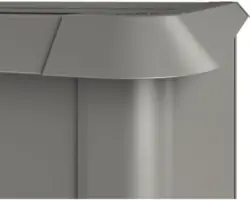 Schneckenschutz biohort für Hochbeet 1,5x1,5 quarzgrau