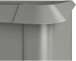 Schneckenschutz biohort für Hochbeet 2x2 quarzgrau