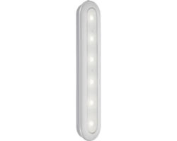 LED Schrankleuchte Unterbauleuchte Briloner ROW 1,5 W kaltweiß 1-flammig IP 20 silber ( 2281 )