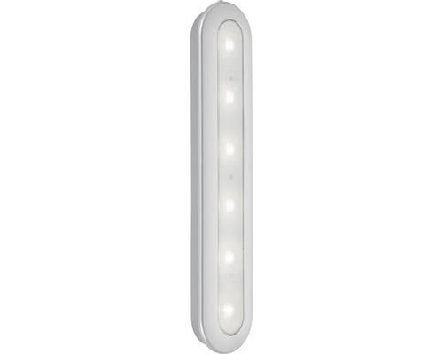 LED Schrankleuchte Unterbauleuchte Briloner ROW 1,5 W kaltweiß 1-flammig IP 20 silber ( 2281 )