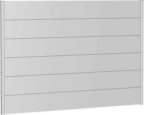 Zaunelement Aluminium biohort 200 x 135 cm silber-metallic