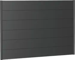 Zaunelement Aluminium biohort 200 x 135 cm dunkelgrau-metallic