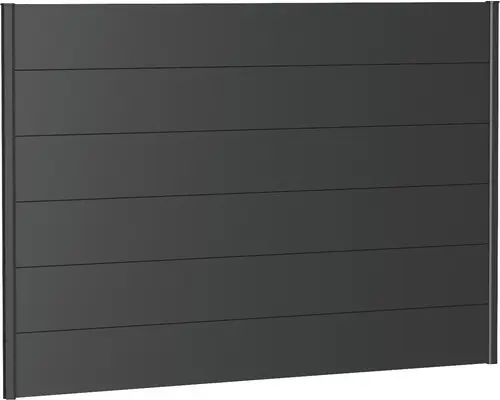 Zaunelement Aluminium biohort 200 x 135 cm dunkelgrau-metallic