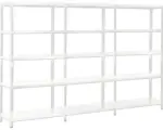 Hornbach Grundregal Anbauregal Steckregal Schulte Regalwelt weiß 2000 x 2800 x 500 mm 15 Böden Tragkraft 1275 kg