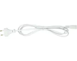 Anschlussleitung mit Eurostecker für die LED Lichtleiste systeme² L 120 cm weiß
