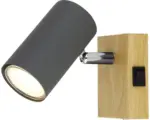 Hornbach Wandspot Globo ROBBY GU10 25 W 1-flammig IP 20 braun