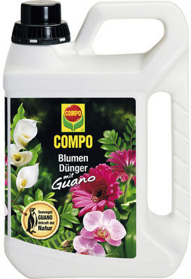 Blumendünger mit Guano Compo 2,5 L