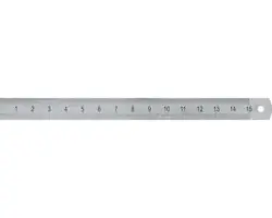 Maßstab Stahl rostfrei 100 cm