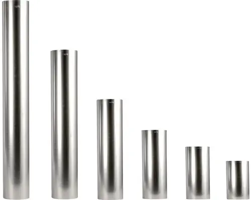 Ofenrohr Bertrams Ø 100 mm feueraluminiert silber 0,15 m