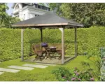 Hornbach Pavillon weka Paradies Gr. 1 218 x 218 cm natur