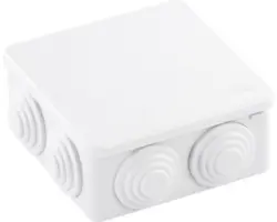 FRAP Abzweigdose mit Stufennippel, 80x80x35mm, IP 55