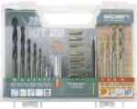 Hornbach Metall- und Steinbohrer Set Alpen 22-tlg.