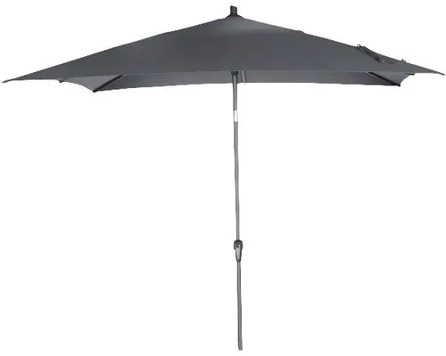 Sonnenschirm Marktschirm Siena Garden Avio mit Kurbelfunktion Ø 250 cm Polyester anthrazit anthrazit