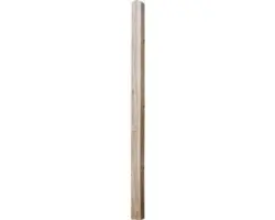 Zaunpfosten Lärche Kreuzholz 9x9x185 cm gerundeter Kopf