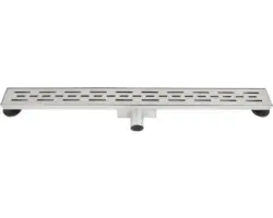 Duschrinnen-Set Differnz 900 mm edelstahl gebürstet ohne Flansch