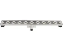 Duschrinnen-Set Differnz 1000 mm edelstahl gebürstet ohne Flansch