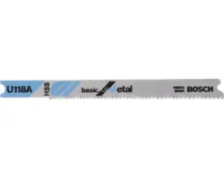 Stichsägeblatt Bosch U 118 A 3er Pack