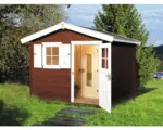Hornbach Saunahaus Weka Mikkeli inkl.7,5 Ofen mit digitaler Steuerung und Holztüre mit Isolierglas wärmegedämmt