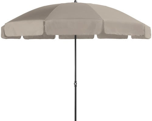 Sonnenschirm Marktschirm Doppler Sunline III Ø 242 cm Polyester grau-beige