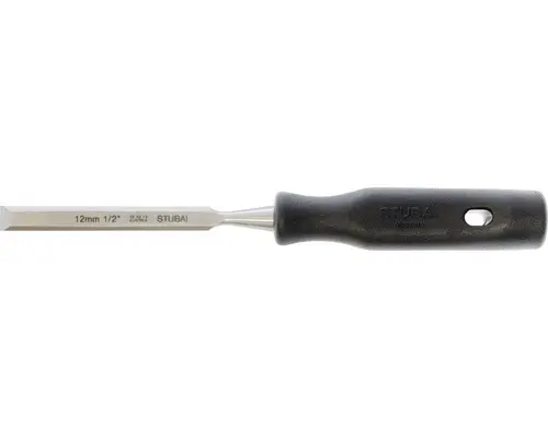 Holz-Stemmeisen PP-Heft Stubai, schwarz Breite: 12 mm